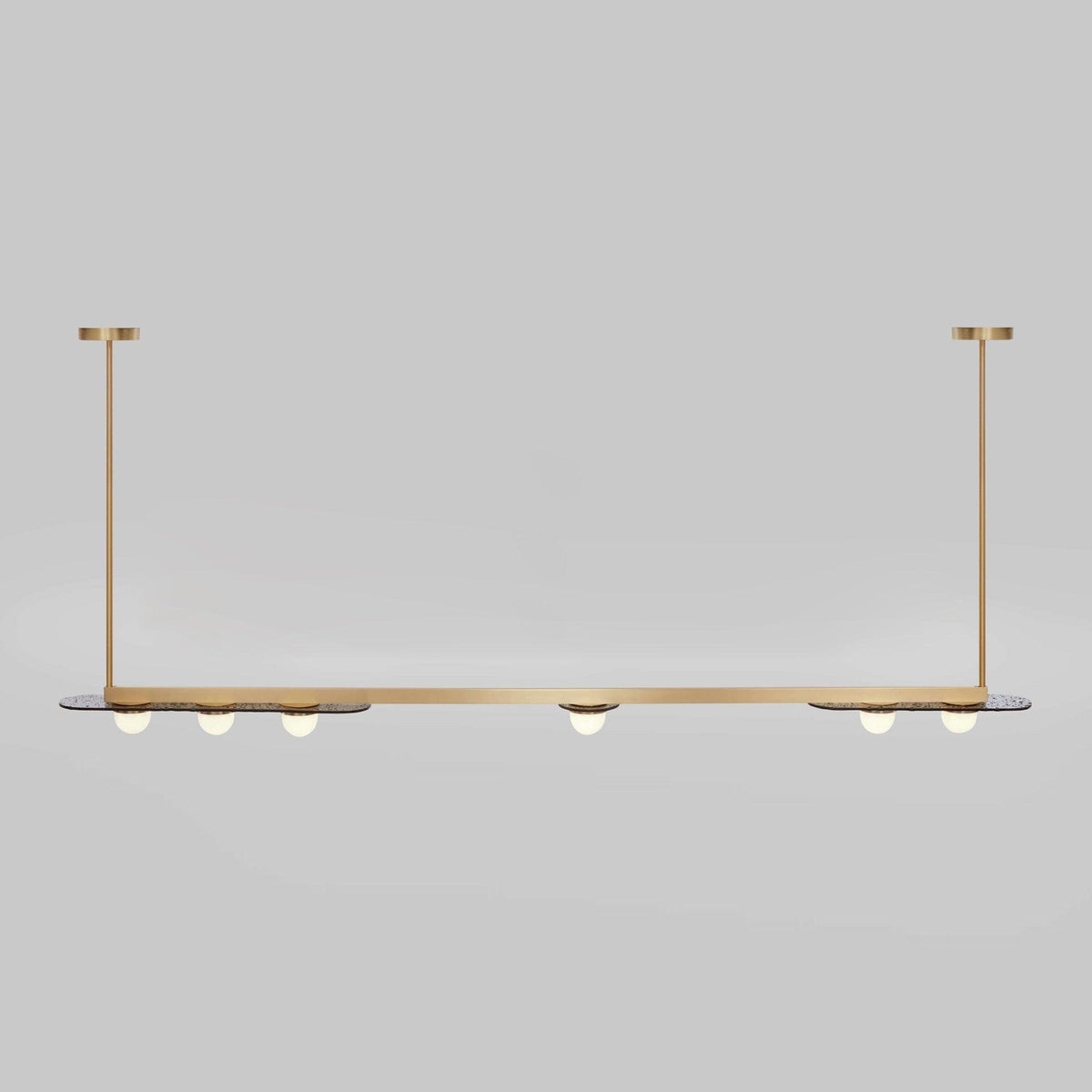 Lustra Chandelier Cadre Doré Linéaire - Neutralighting