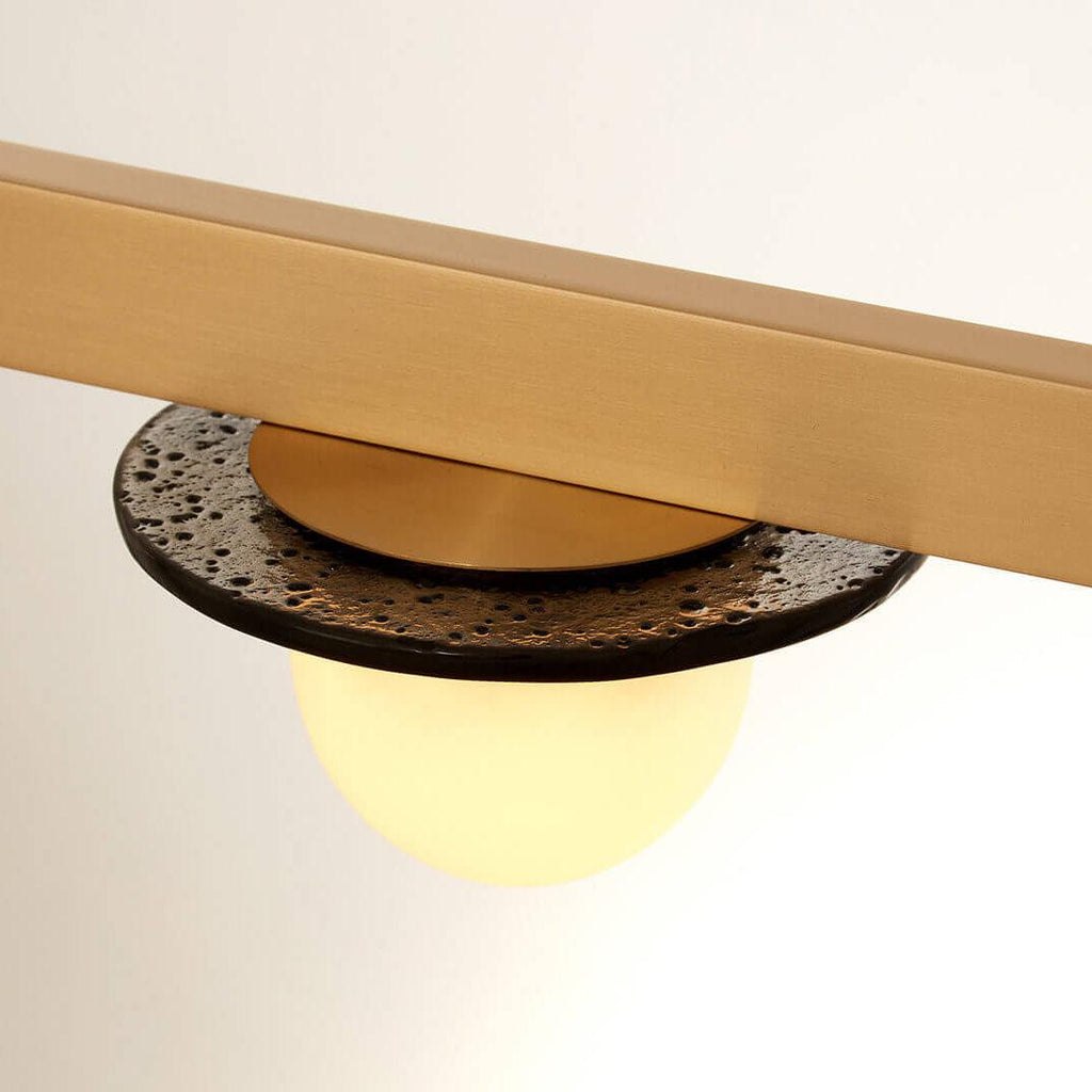 Lustra Chandelier Cadre Doré Linéaire - Neutralighting