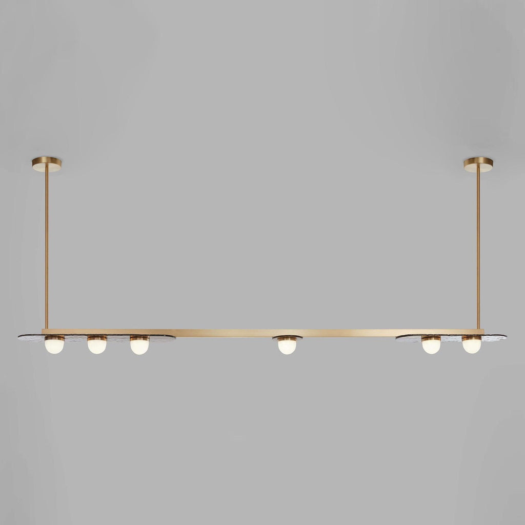 Lustra Chandelier Cadre Doré Linéaire - Neutralighting