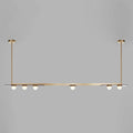 Lustra Chandelier Cadre Doré Linéaire - Neutralighting