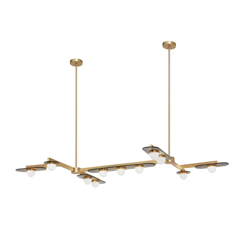 Lustra Chandelier Cadre Doré Linéaire - Neutralighting