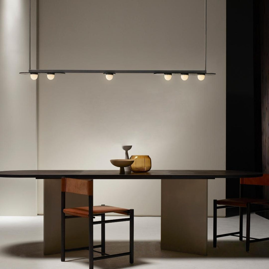 Lustra Chandelier Cadre Doré Linéaire - Neutralighting