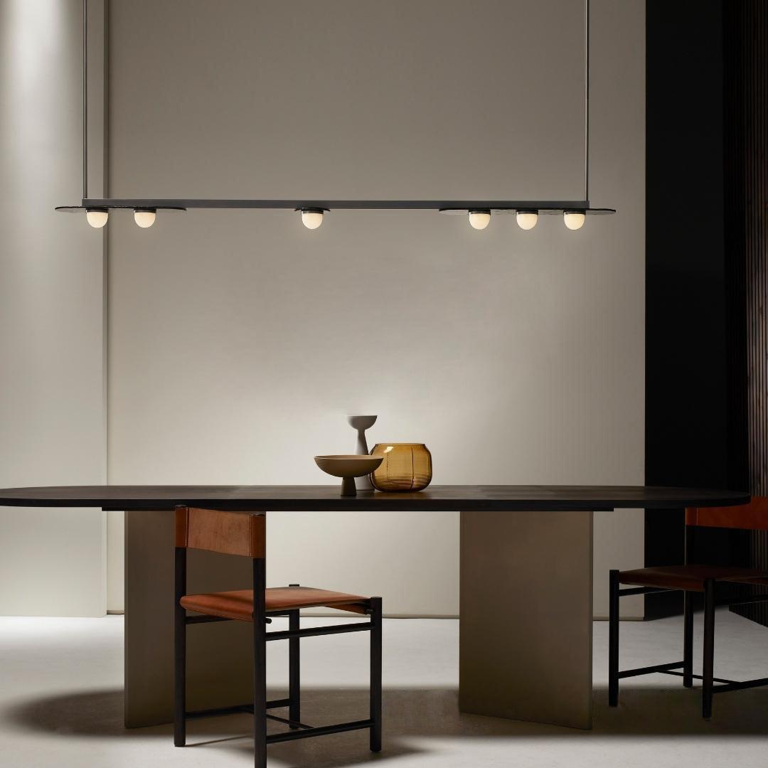 Lustra Chandelier Cadre Doré Linéaire - Neutralighting