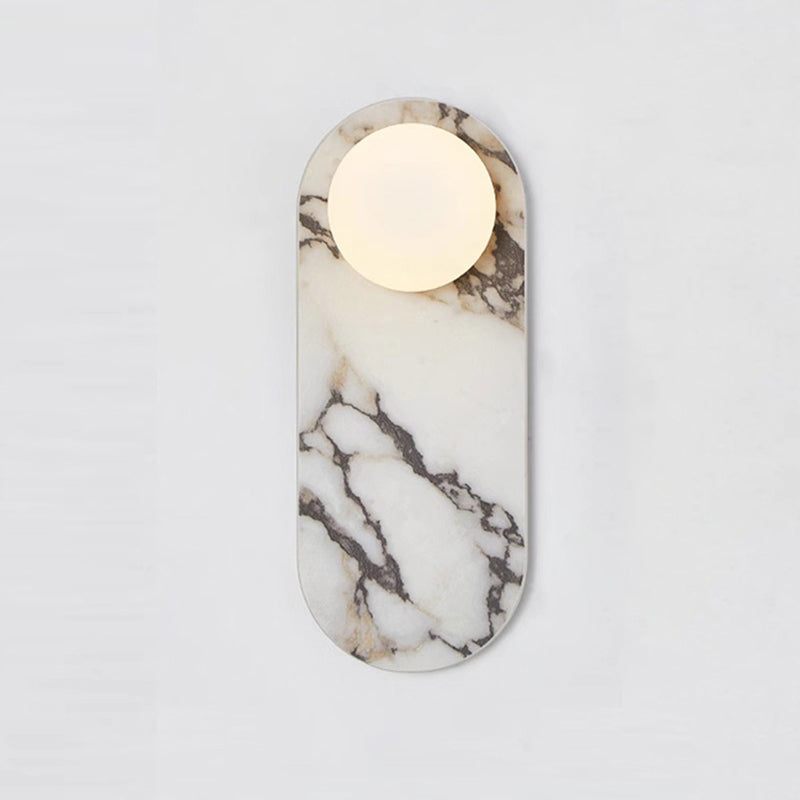 Covelyra Applique Murale En Marbre Et Verre Minimaliste Moderne - Neutralighting