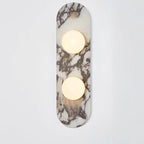 Covelyra Applique Murale En Marbre Et Verre Minimaliste Moderne - Neutralighting