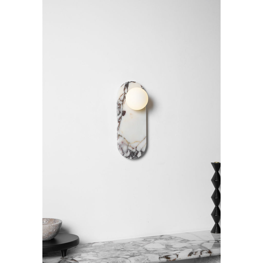 Covelyra Applique Murale En Marbre Et Verre Minimaliste Moderne - Neutralighting