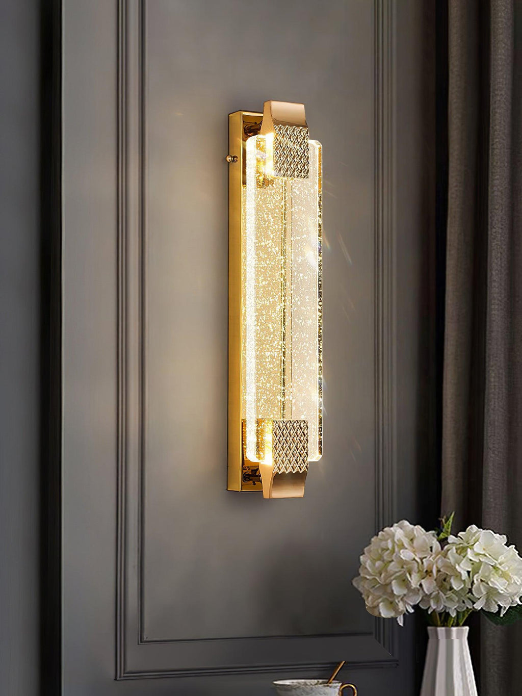 Virelre Lampe Murale Glam en Cristal - Neutralighting