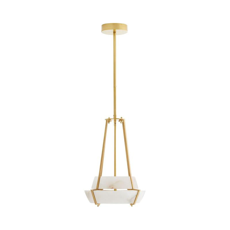 Avlireth Lampe Suspendue En Métal Et Albâtre Minimaliste Moderne - Neutralighting