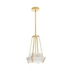 Avlireth Lampe Suspendue En Métal Et Albâtre Minimaliste Moderne - Neutralighting