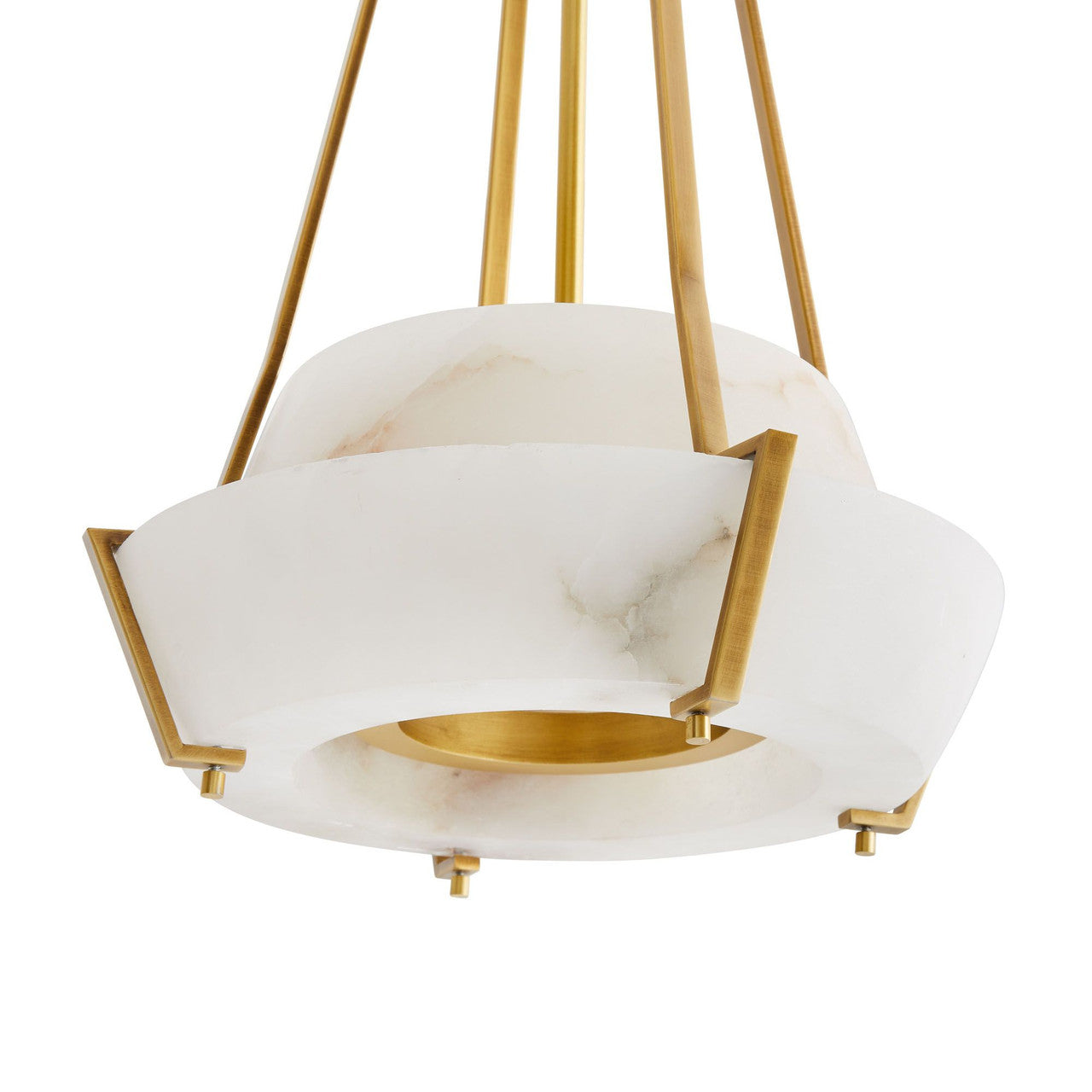 Avlireth Lampe Suspendue En Métal Et Albâtre Minimaliste Moderne - Neutralighting