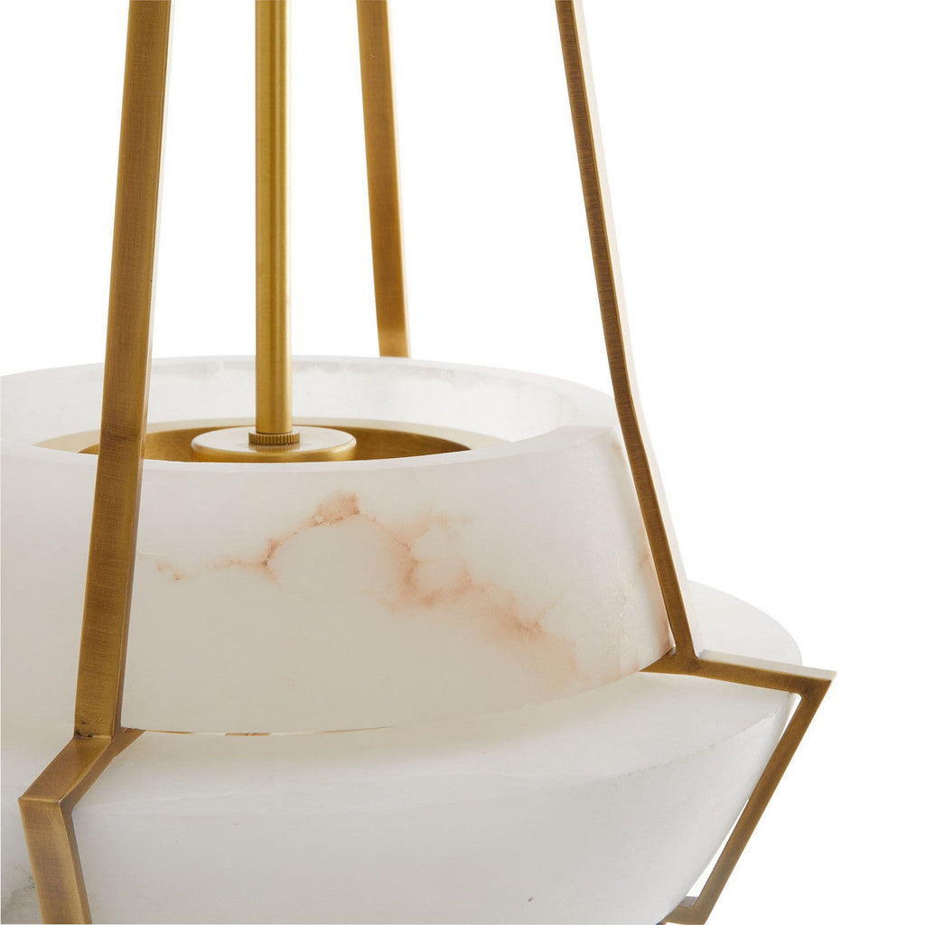 Avlireth Lampe Suspendue En Métal Et Albâtre Minimaliste Moderne - Neutralighting