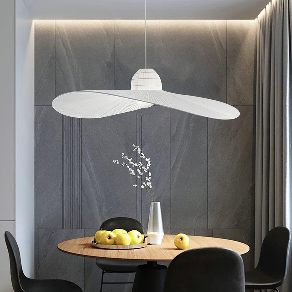 Moire Hat Lampe Pendante Tissu Plissé Moderne - Neutralighting