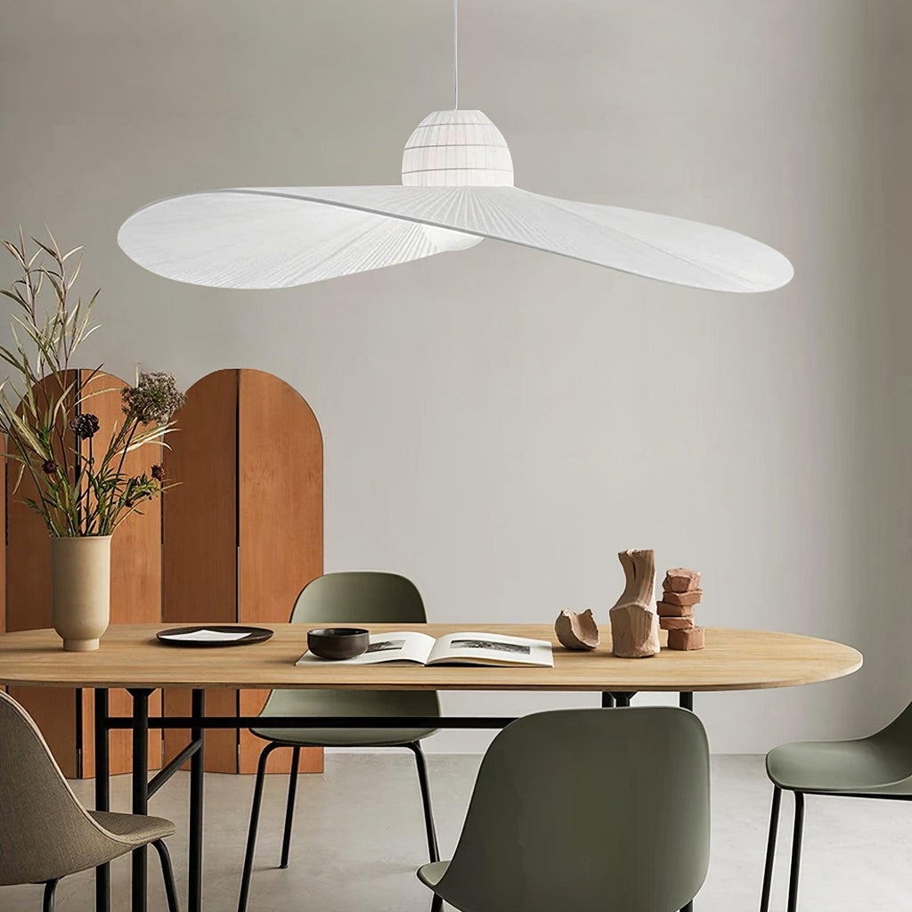 Moire Hat Lampe Pendante Tissu Plissé Moderne - Neutralighting