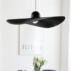 Moire Hat Lampe Pendante Tissu Plissé Moderne - Neutralighting