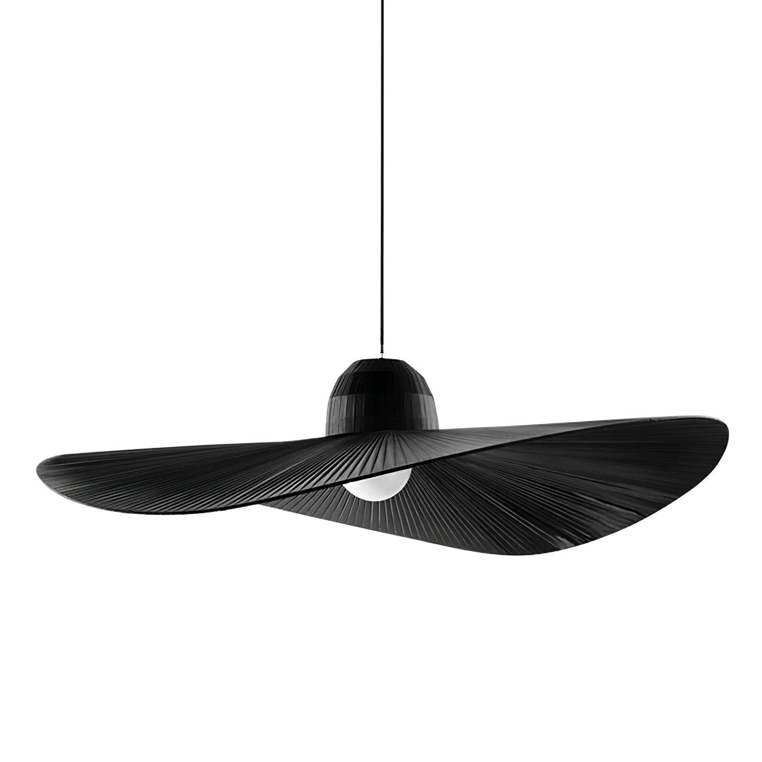 Moire Hat Lampe Pendante Tissu Plissé Moderne - Neutralighting