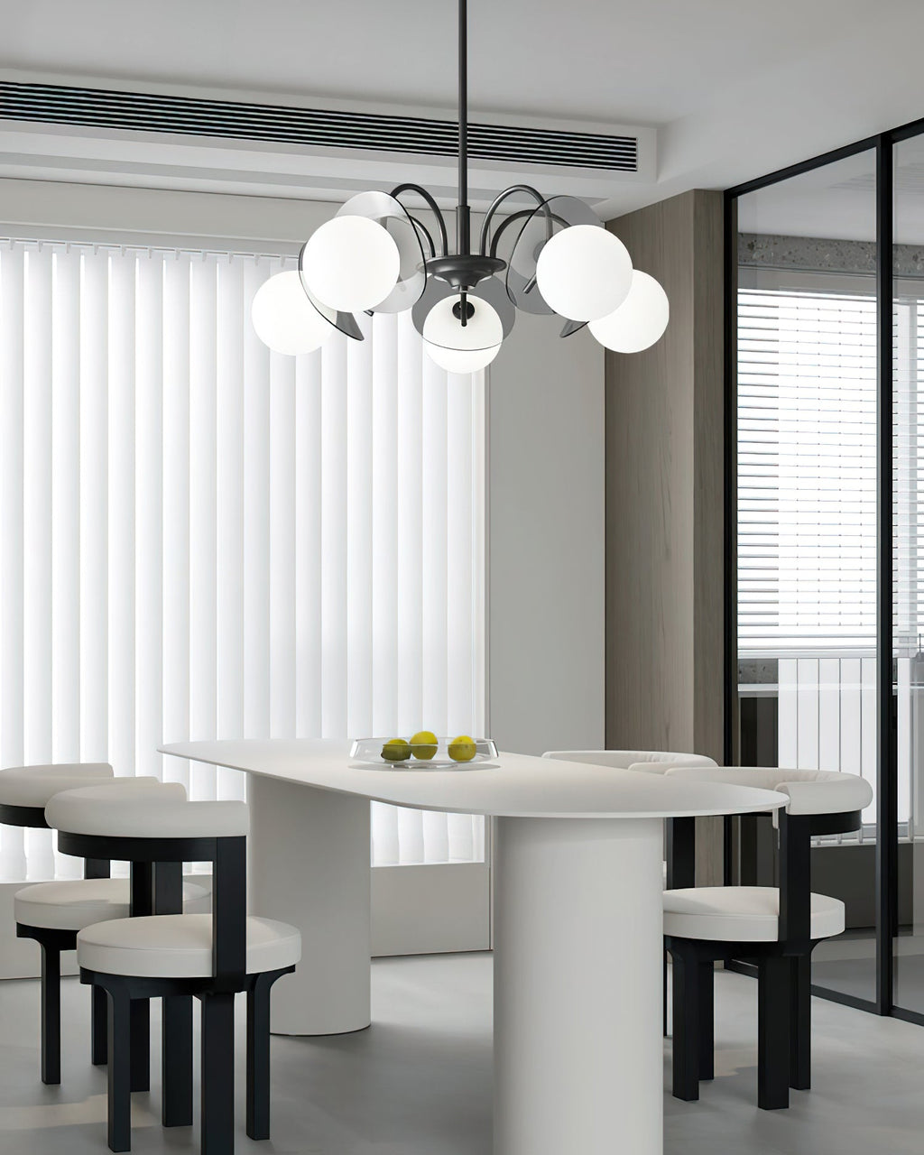 Aurora Lustre Globe Bras Sculptural - Neutralighting