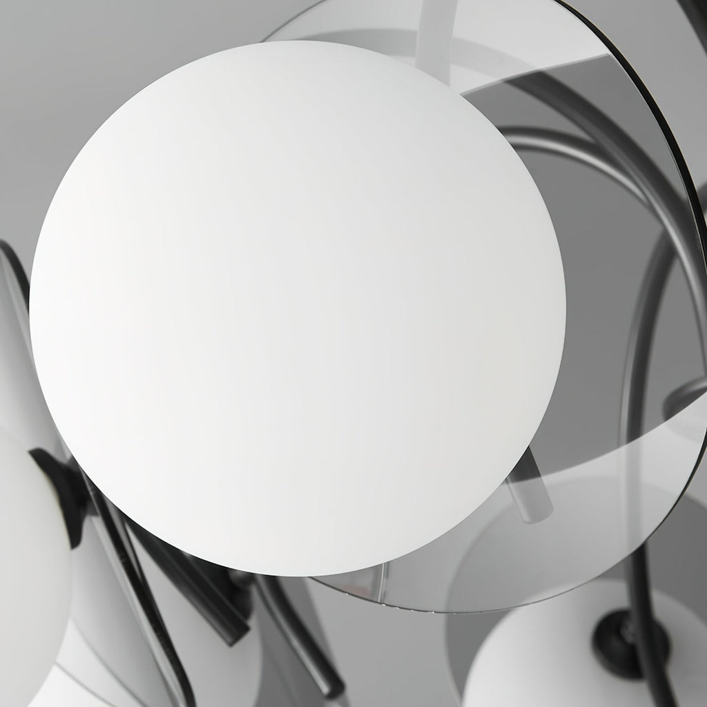 Aurora Lustre Globe Bras Sculptural - Neutralighting