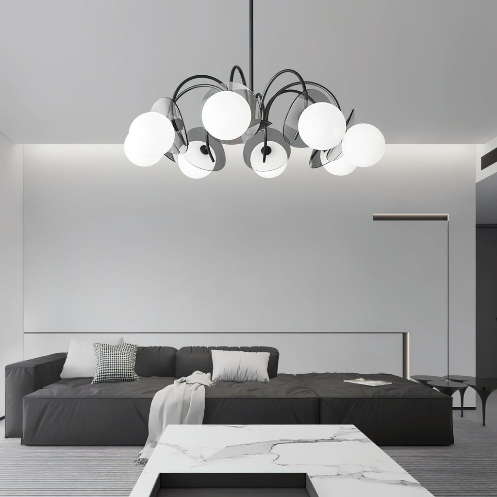 Aurora Lustre Globe Bras Sculptural - Neutralighting