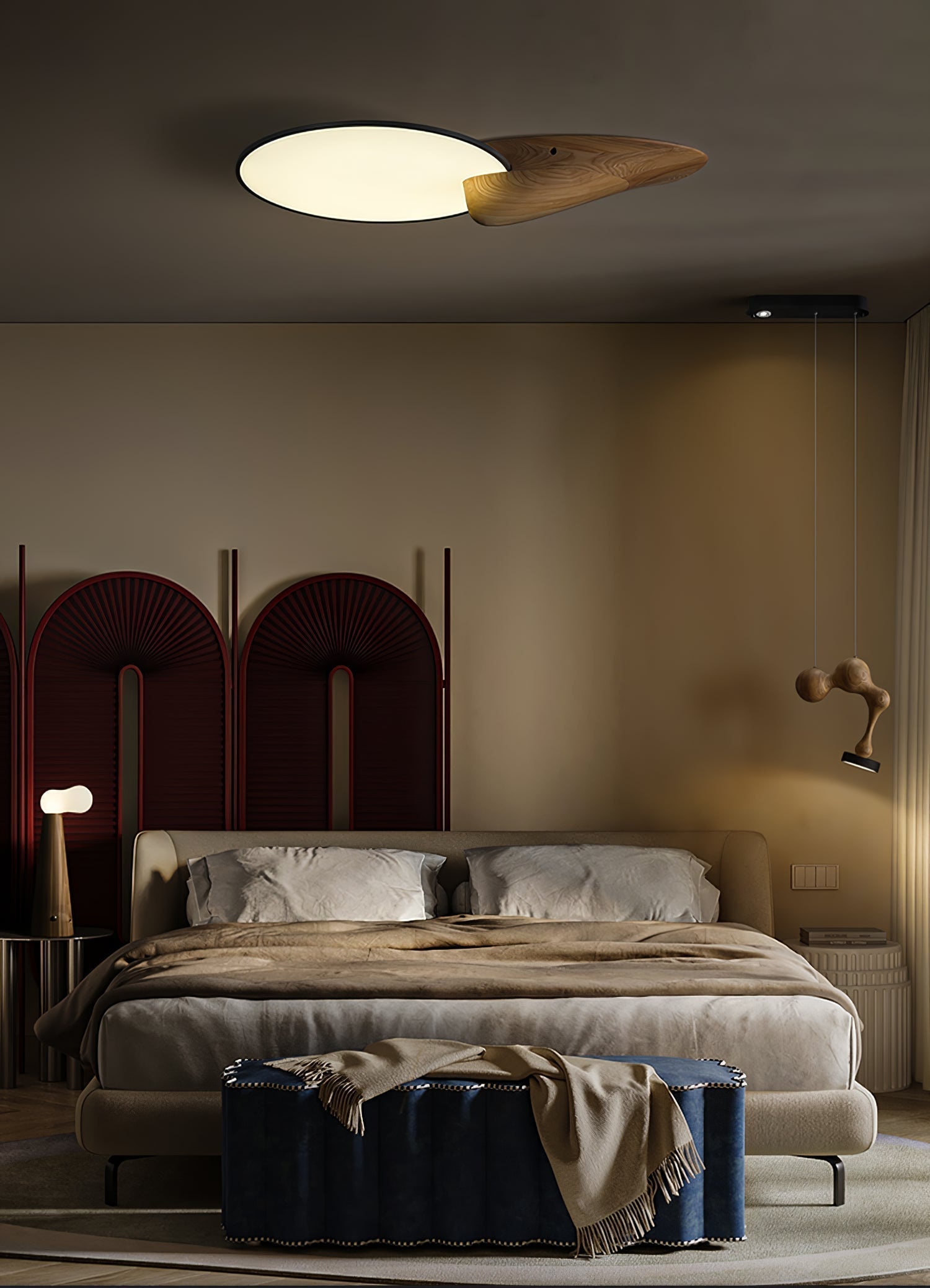Drovia Lampe Pendante en Bois Moderne - Neutralighting