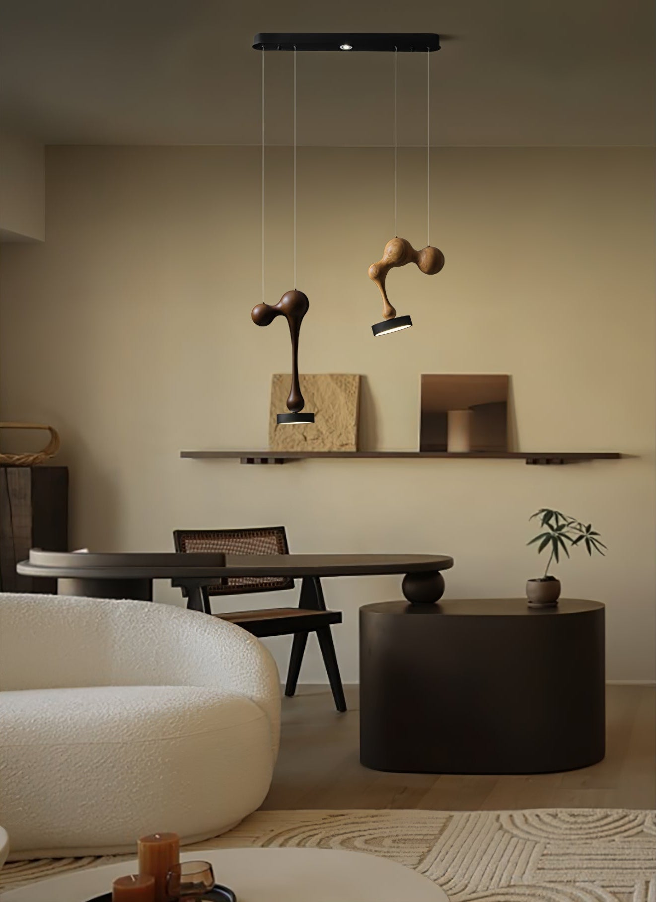 Drovia Lampe Pendante en Bois Moderne - Neutralighting