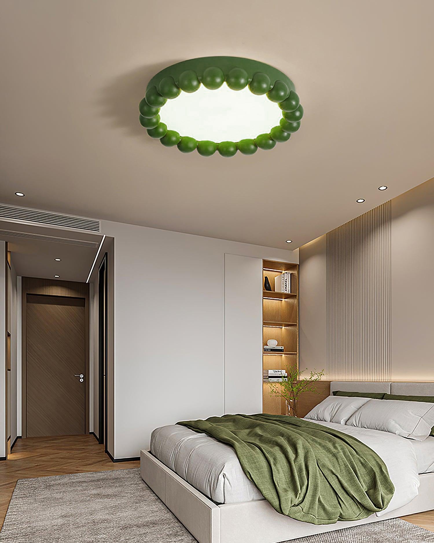 Solara Plafonnier Résine Bulle Rond Ludique Doux - Neutralighting