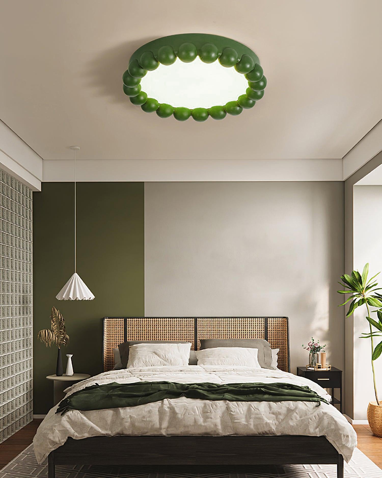 Solara Plafonnier Résine Bulle Rond Ludique Doux - Neutralighting