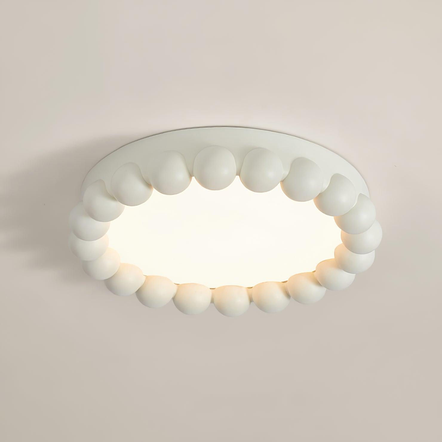 Solara Plafonnier Résine Bulle Rond Ludique Doux - Neutralighting