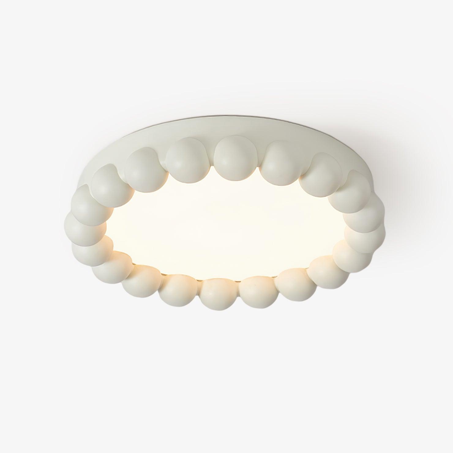 Solara Plafonnier Résine Bulle Rond Ludique Doux - Neutralighting
