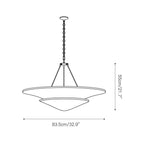 Avinisra Lustre En Laiton Et Métal Minimaliste Moderne - Neutralighting