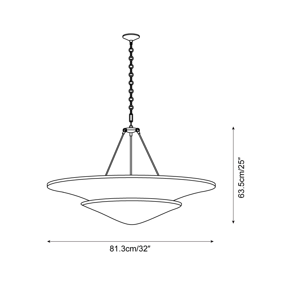 Mollino Lustre Sculptural en Plâtre Suspendu - Neutralighting