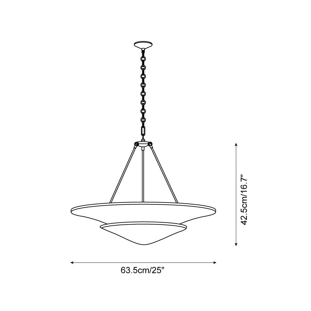 Mollino Lustre Sculptural en Plâtre Suspendu - Neutralighting