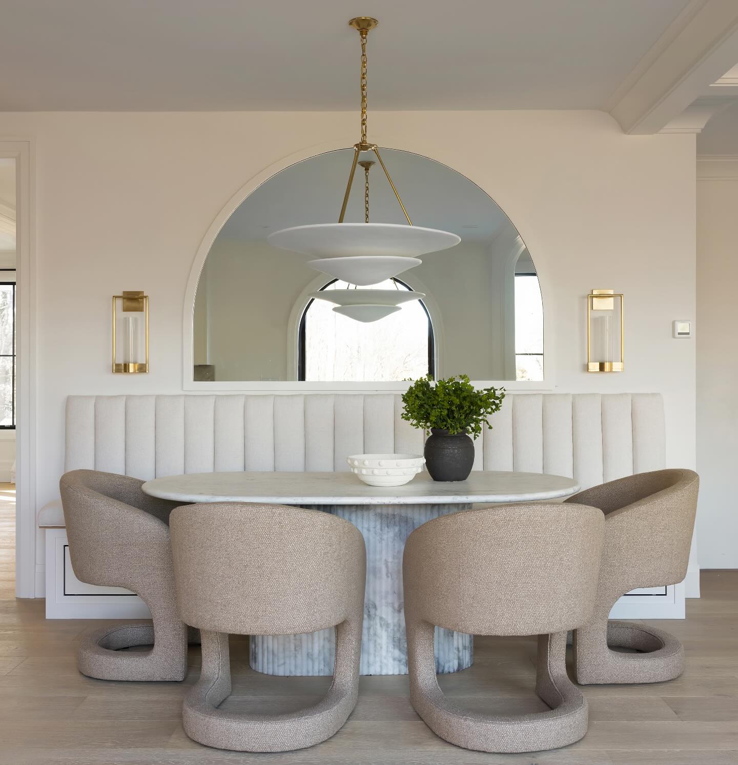 Avinisra Lustre En Laiton Et Métal Minimaliste Moderne - Neutralighting