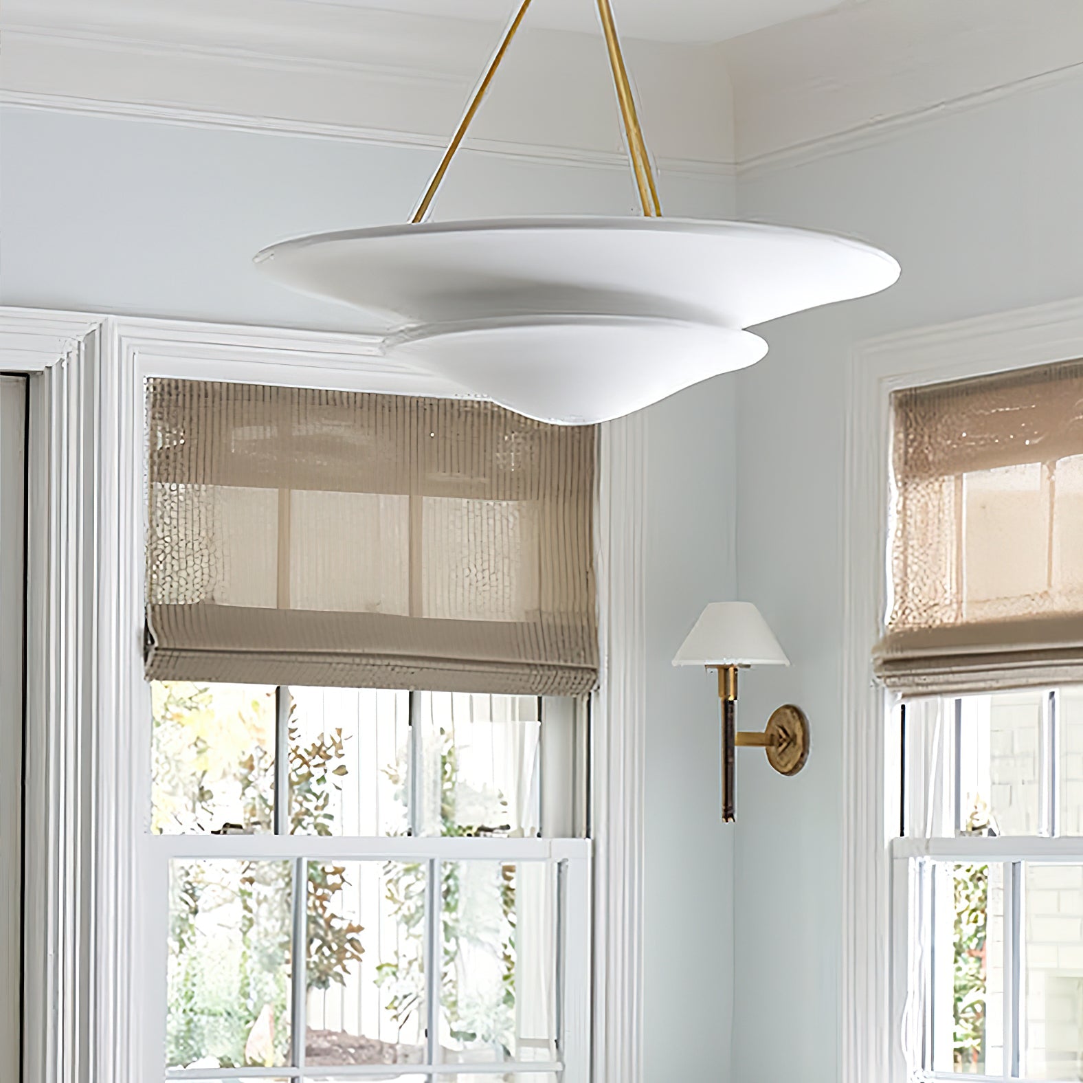 Mollino Lustre Sculptural en Plâtre Suspendu - Neutralighting