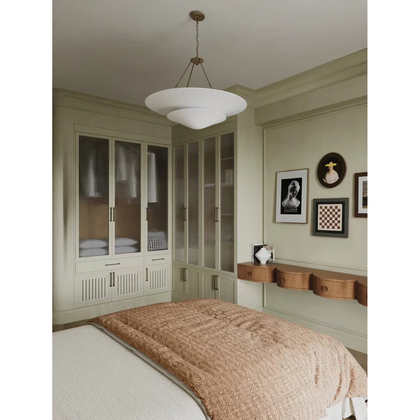Avinisra Lustre En Laiton Et Métal Minimaliste Moderne - Neutralighting