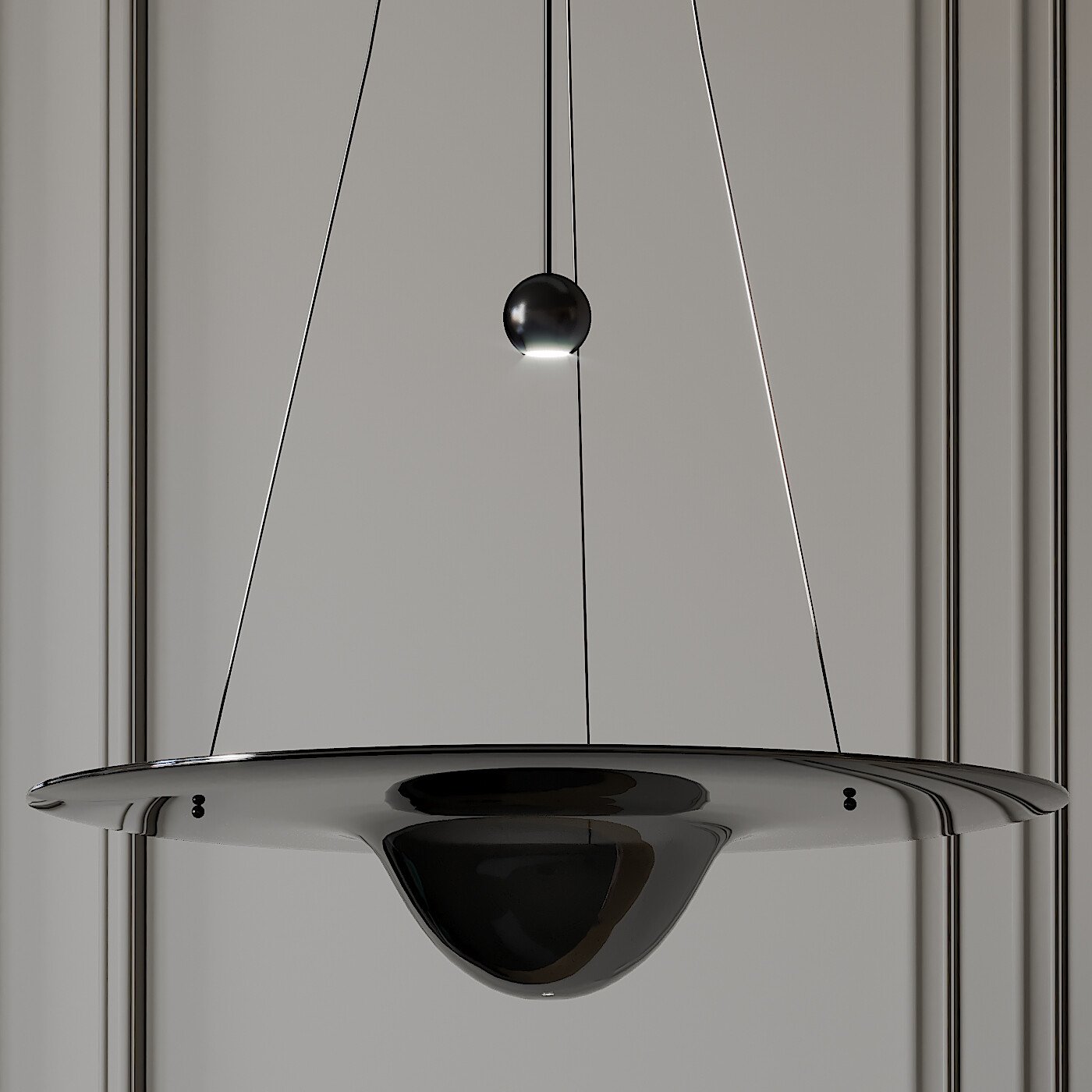 Vesperce Suspension Minimaliste en Laiton - Neutralighting