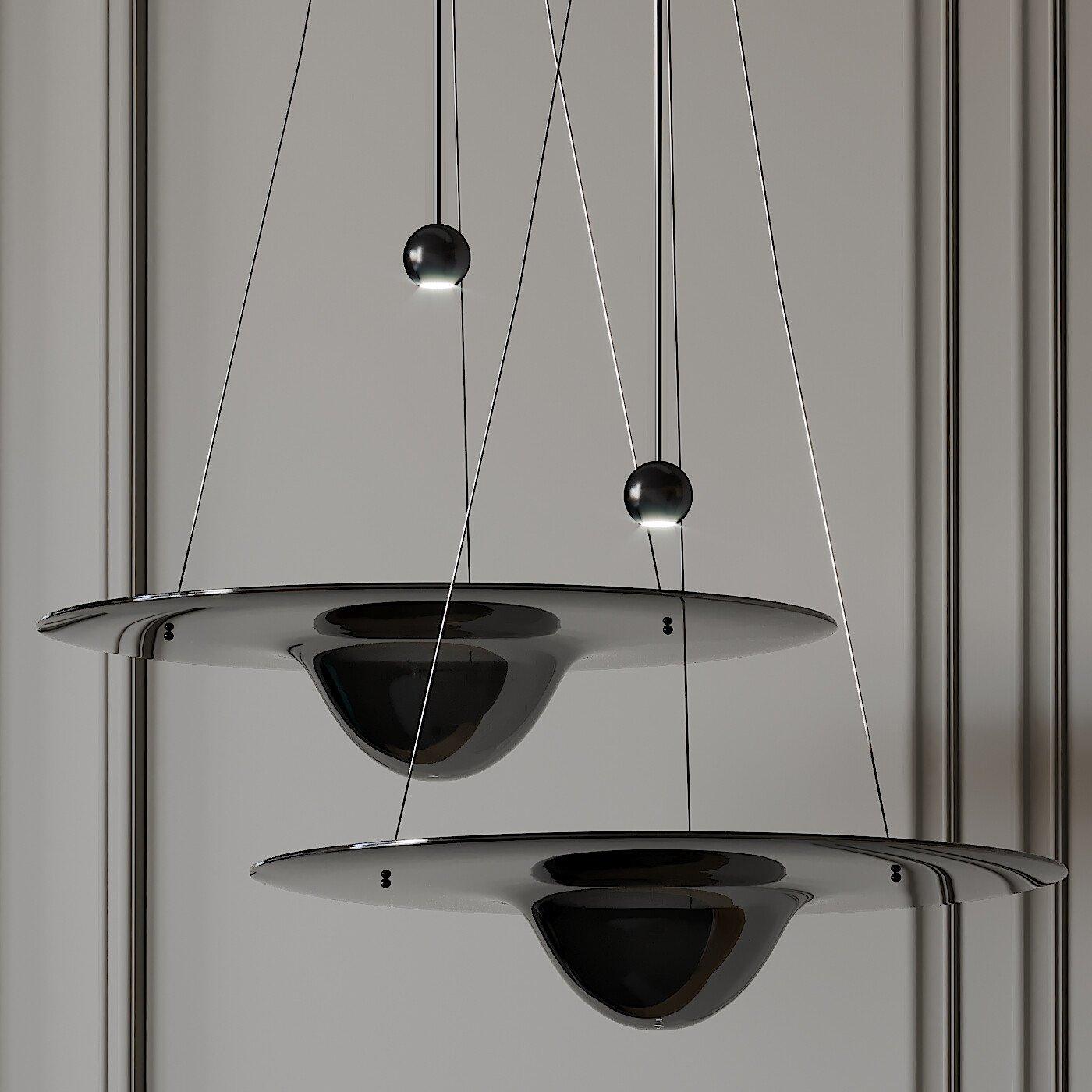 Vesperce Suspension Minimaliste en Laiton - Neutralighting