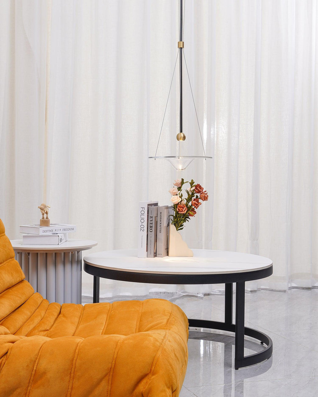 Vesperce Suspension Minimaliste en Laiton - Neutralighting