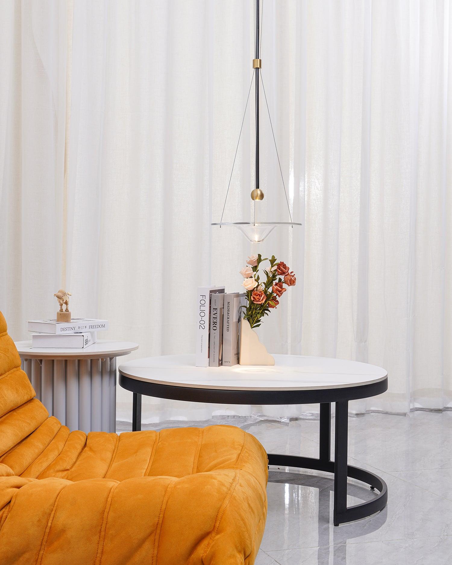 Vesperce Suspension Minimaliste en Laiton - Neutralighting