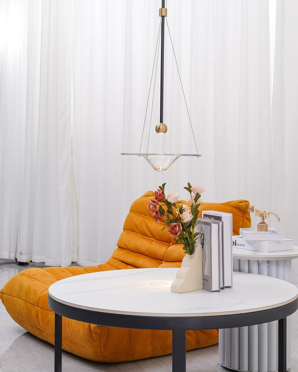 Vesperce Suspension Minimaliste en Laiton - Neutralighting