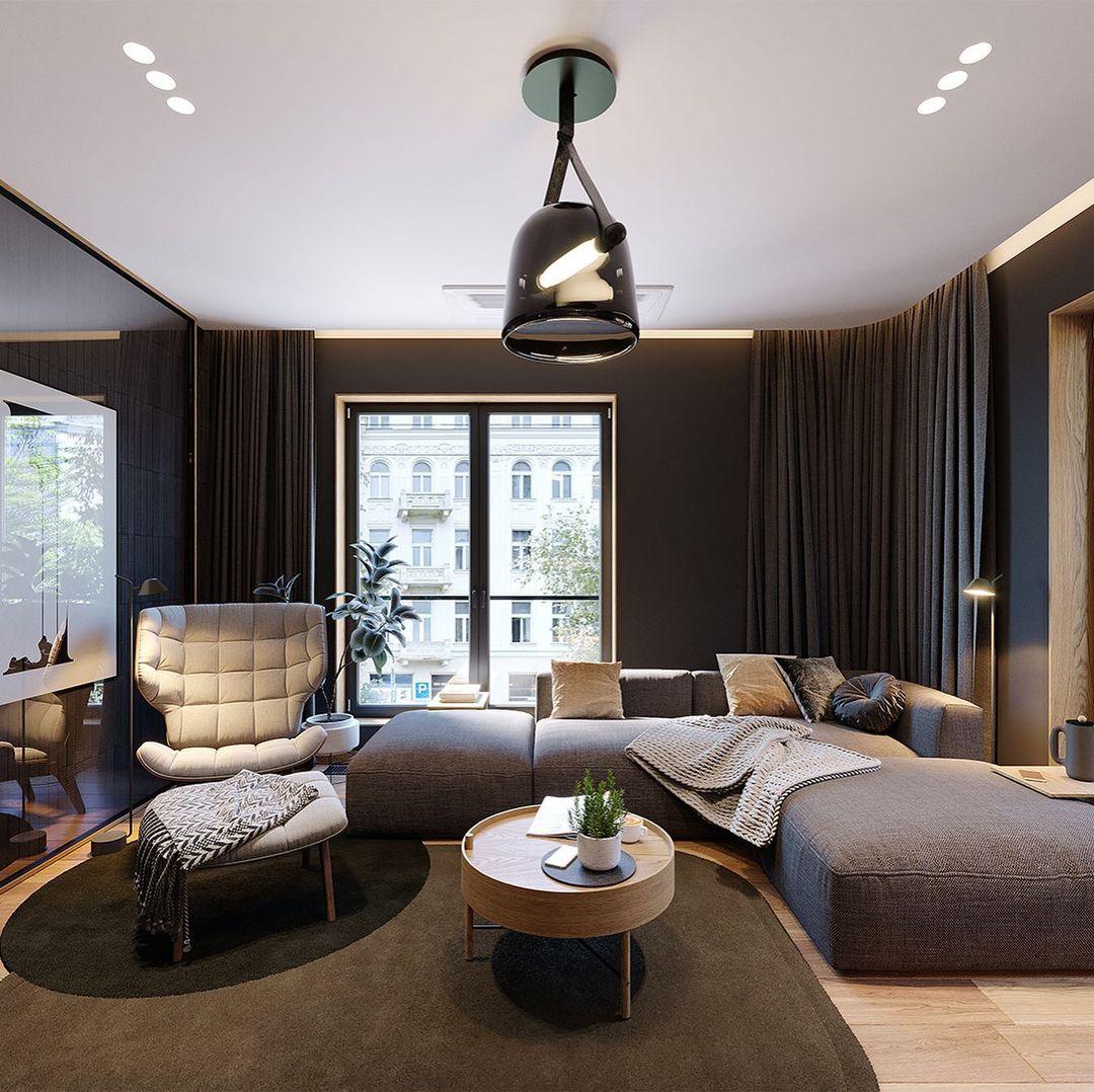 Averisce Suspension Industrielle en Cuir - Neutralighting