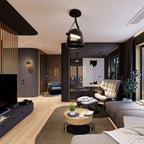 Averisce Suspension Industrielle en Cuir - Neutralighting