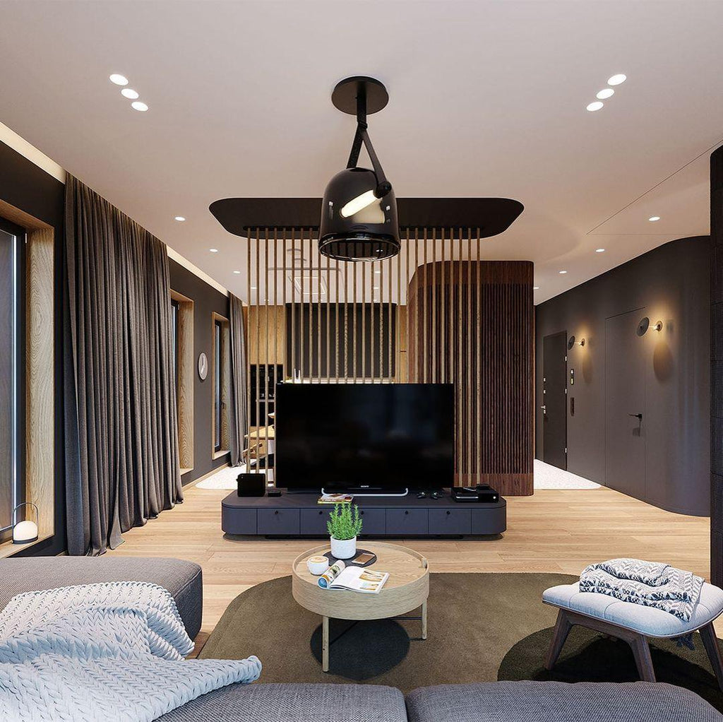 Averisce Suspension Industrielle en Cuir - Neutralighting