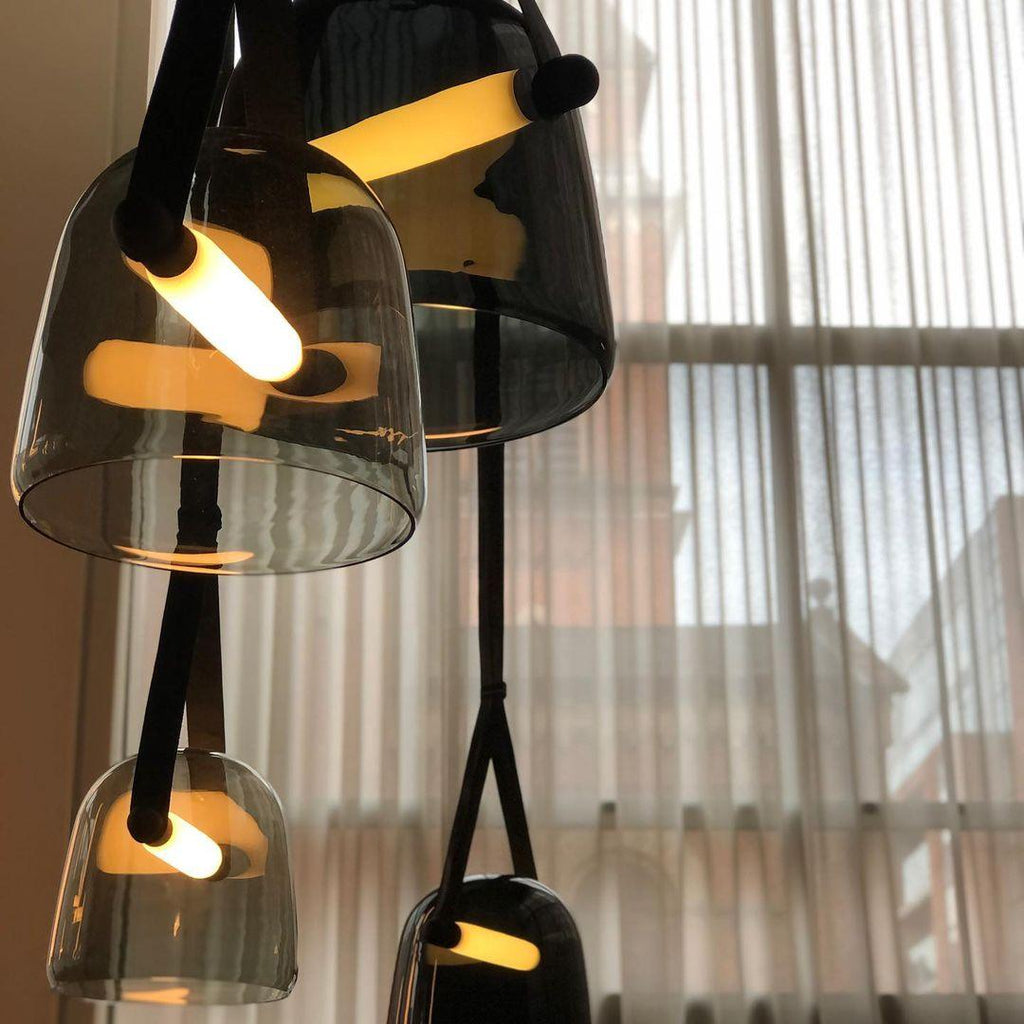 Averisce Suspension Industrielle en Cuir - Neutralighting