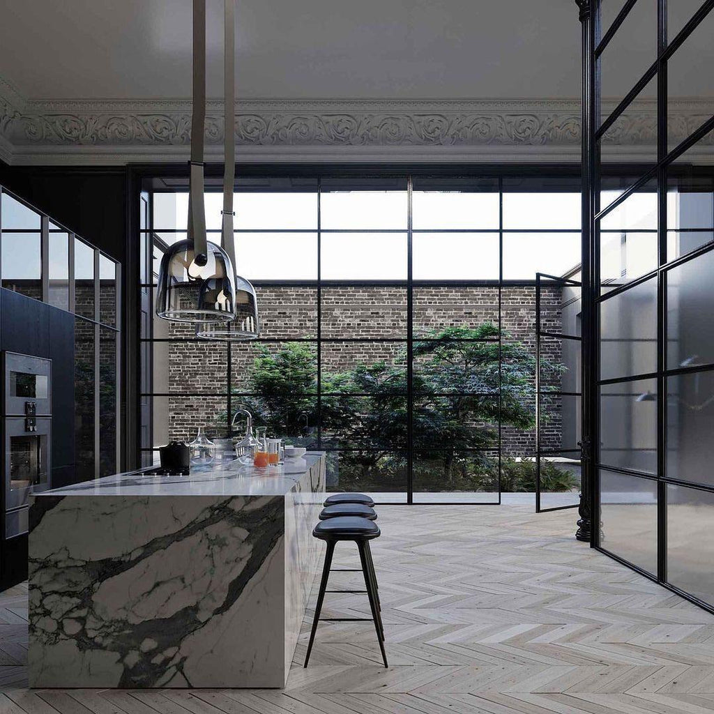 Averisce Suspension Industrielle en Cuir - Neutralighting