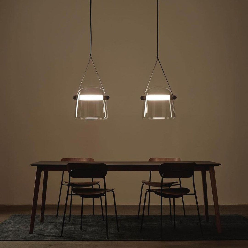 Averisce Suspension Industrielle en Cuir - Neutralighting