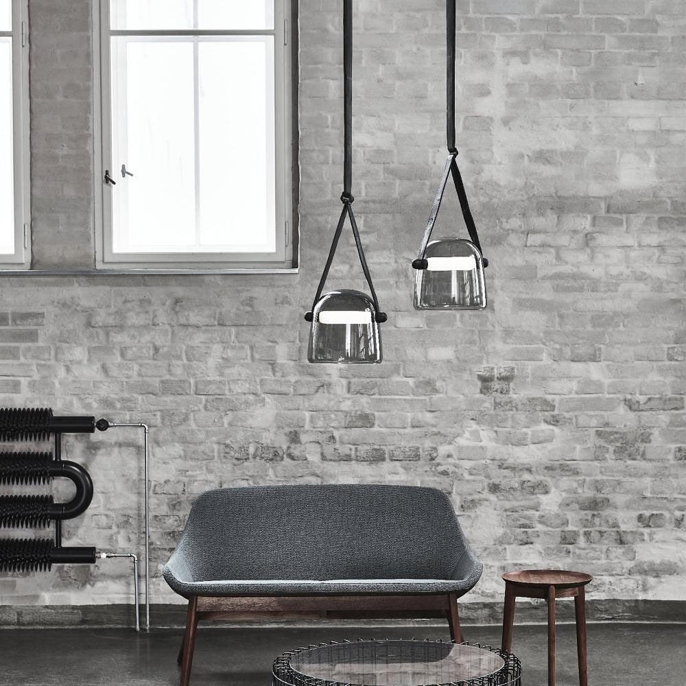 Averisce Suspension Industrielle en Cuir - Neutralighting