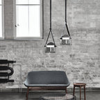 Averisce Suspension Industrielle en Cuir - Neutralighting