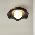 Monae Lumière de Plafond Pétale Globe Noir - Neutralighting