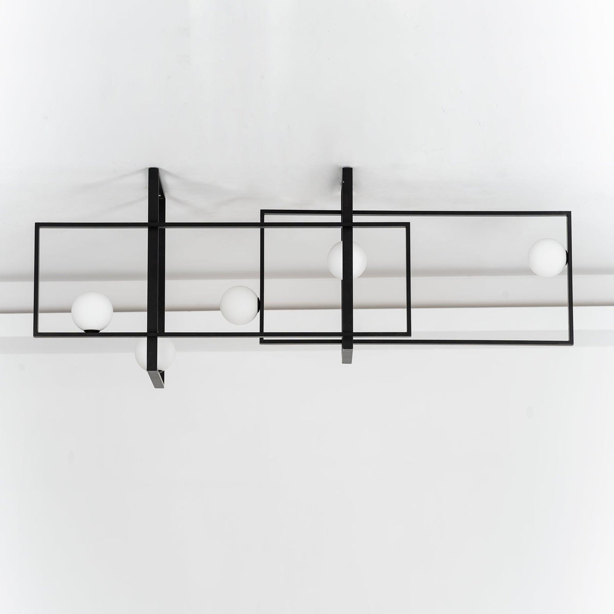 Lustra Chandelier Mondrian en Verre et Laiton Moderne - Neutralighting