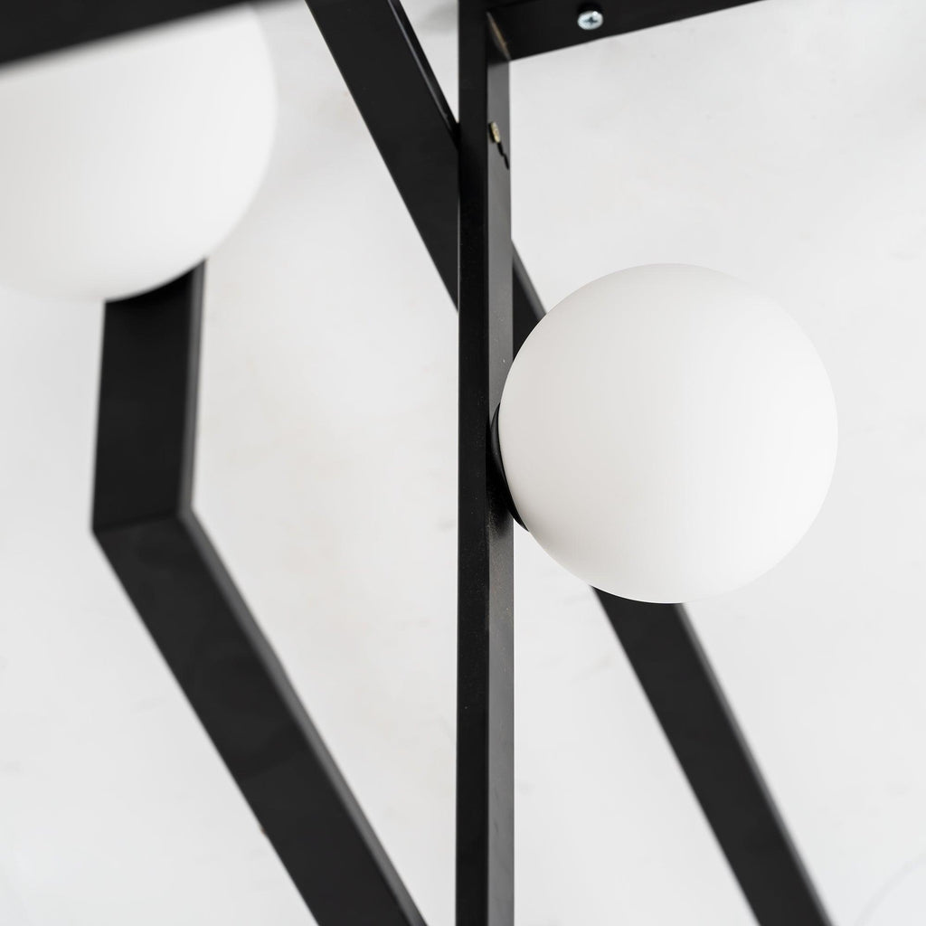 Lustra Chandelier Mondrian en Verre et Laiton Moderne - Neutralighting